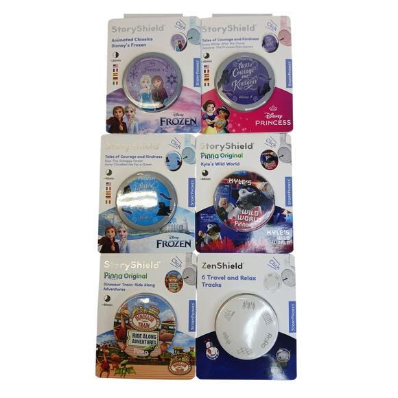 StoryPhones Other - StoryPhones 6 PACK NEW Story Shields Disc Disney Headphones Storytelling SEALED